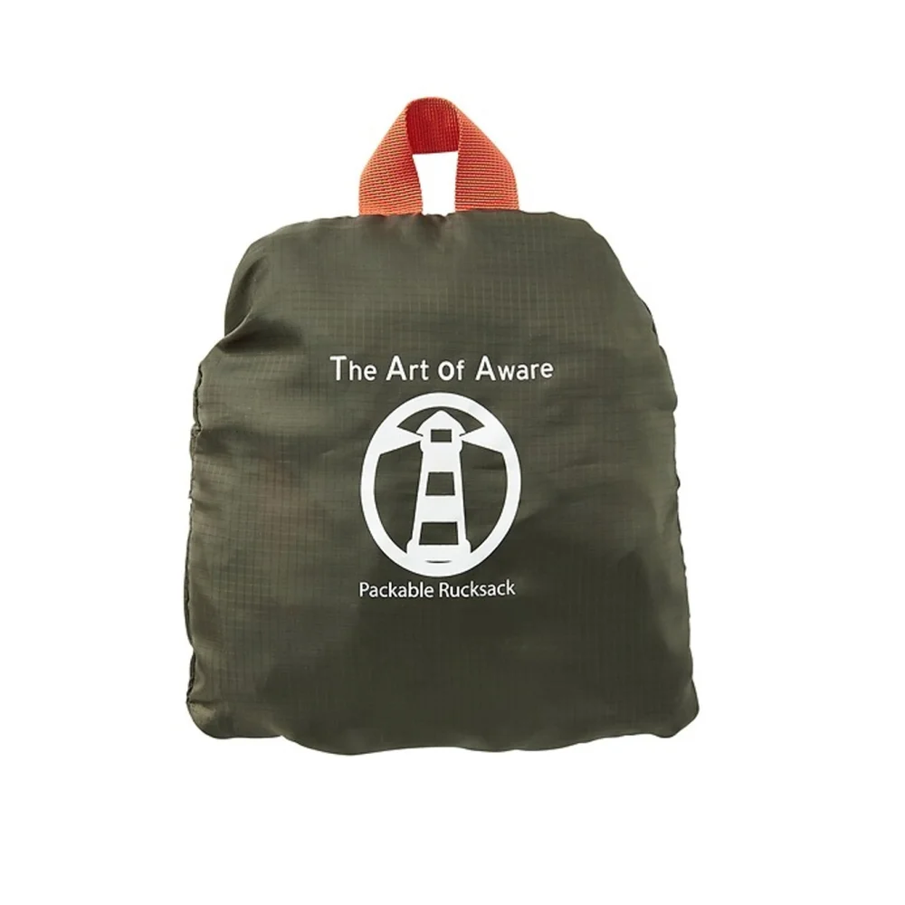 NWT Packable Back Pack Rucksack by The Art of Aware color Wet Moss Green